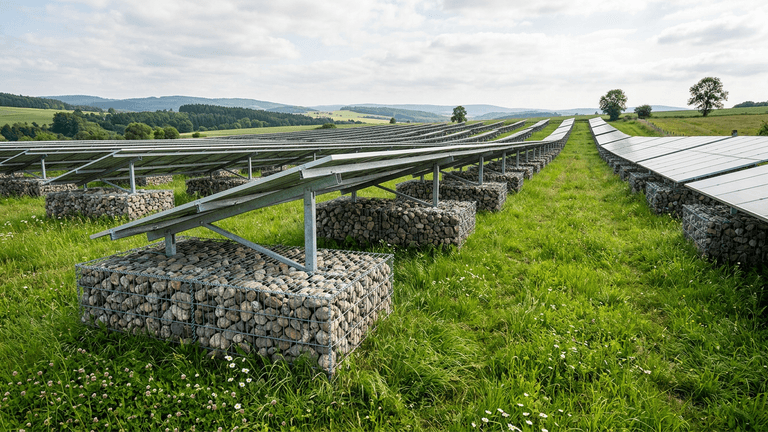 Tarihi Mirası Koruyan Güneş Santrali: Fransa'da Gabion Devrimi