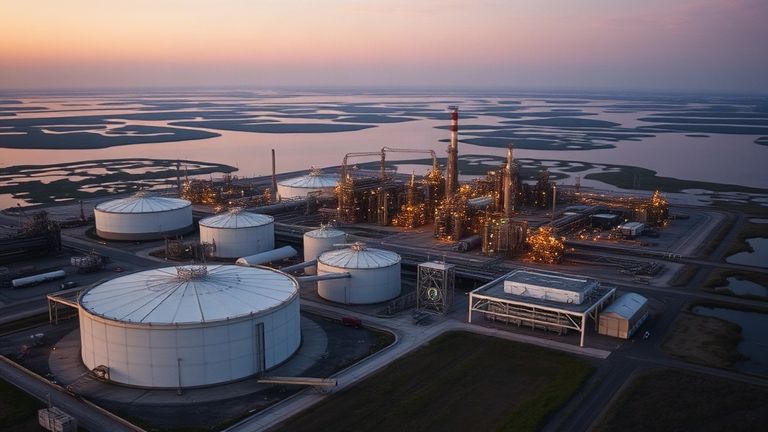 ABD, Phillips 66'nın Lake Charles rafinerisi için Stratejik Petrol Rezervi'nden 400.000 varil takas yetkisi verdi — temsilî görsel (yapay zekâ ile üretilmiştir)