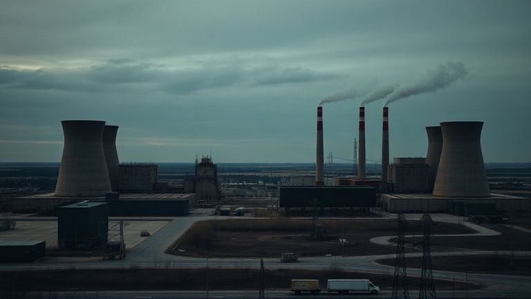 AEP ve X-energy, Indiana'da Amazon destekli 960 MW'lık SMR önerisini değerlendirecek — temsilî görsel (yapay zekâ ile üretilmiştir)