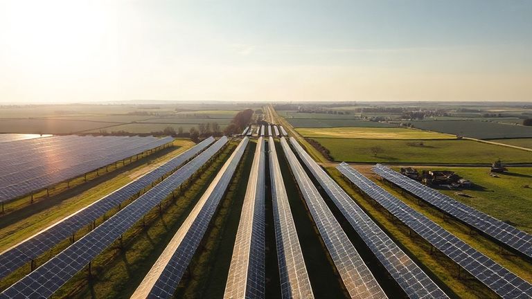 Avrupa Birliği 2026 ilk yarısında 33,8 GW güneş kurdu — temsilî görsel (yapay zekâ ile üretilmiştir)