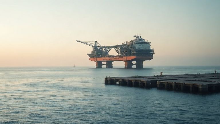 Erdoğan'a göre Osman Gazi platformuyla Karadeniz'de günlük gaz üretimi 20 milyon metreküpe çıkacak — temsilî görsel (yapay zekâ ile üretilmiştir)