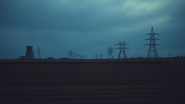 Indiana'da AEP, Amazon ve X-energy'den 12 Xe-100 SMR'lik proje öngörülüyor — temsilî görsel (yapay zekâ ile üretilmiştir)