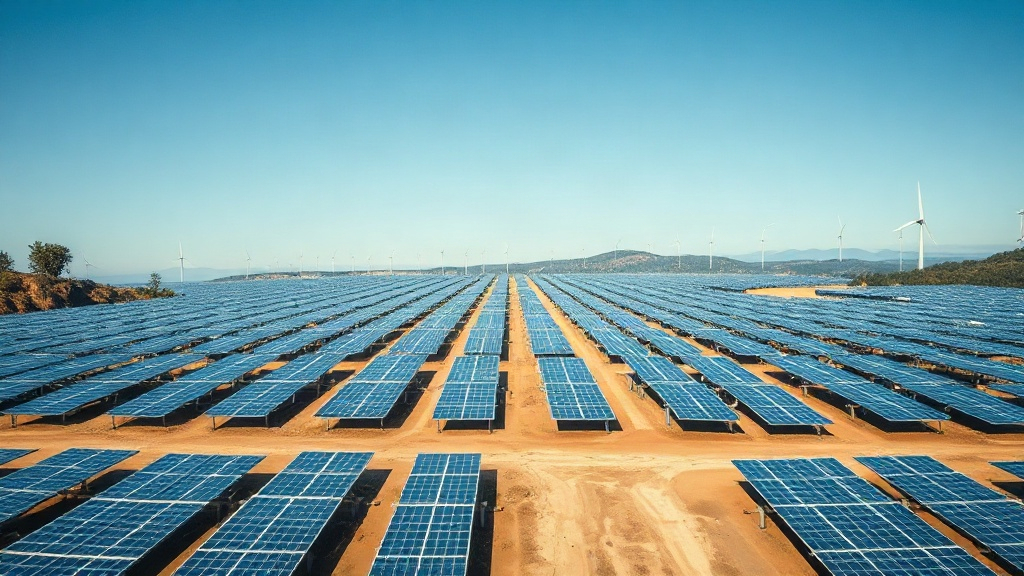 İş Enerji, Karlıova'da 50 MW hibrit GES'i devreye aldı — temsilî görsel (yapay zekâ ile üretilmiştir)